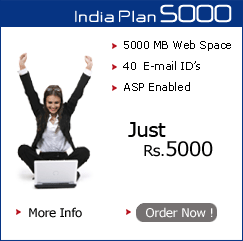 web hostiing india plan 5000